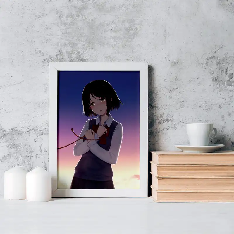 تابلو خندالو مدل میتسویا میامیزو انیمه یورنیم نام تو کد 16266