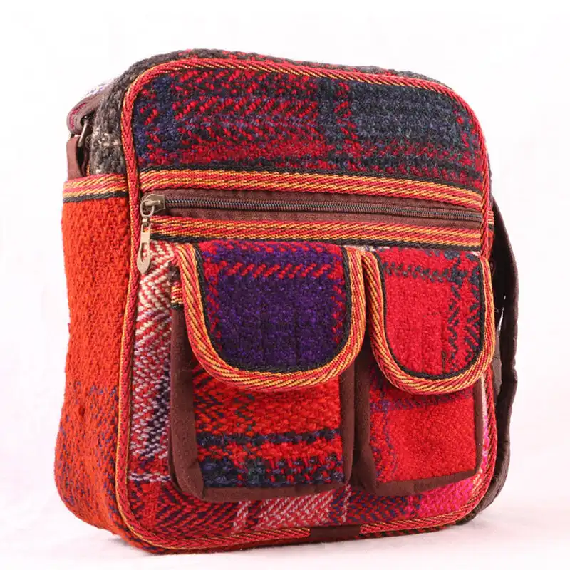 کیف دوشی زنانه مدل سنتی جاجیم کد 123