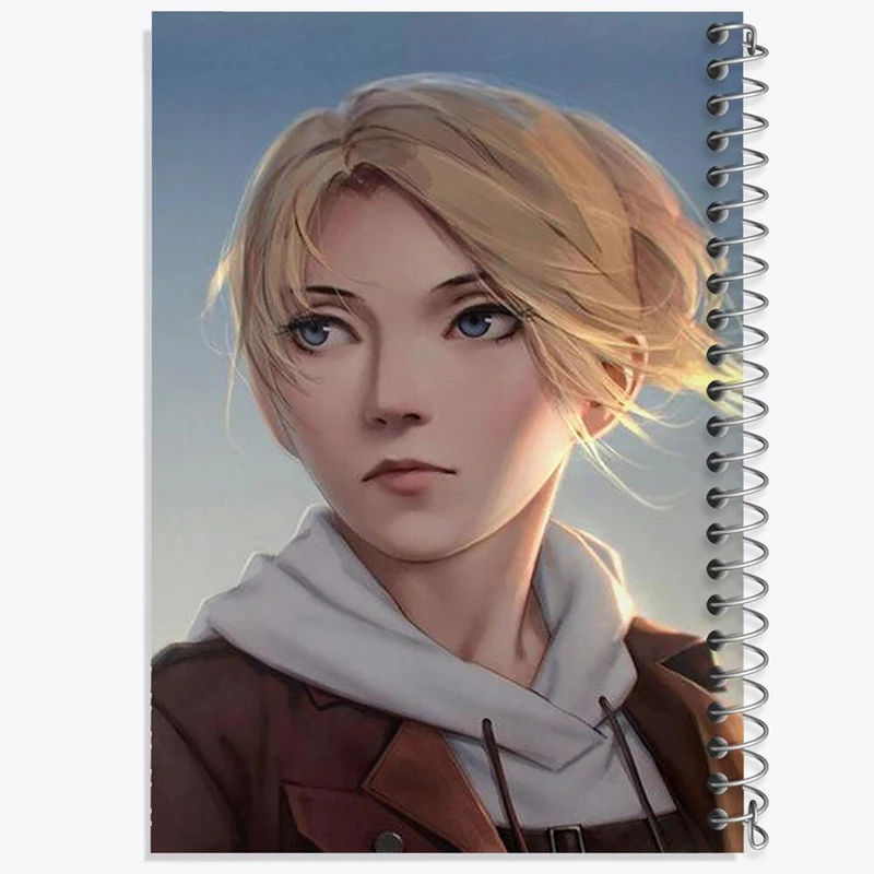 دفتر شطرنجی 50 برگ خندالو طرح آنی لئونهارت انیمه اتک آن تایتان Attack on Titan کد 10982