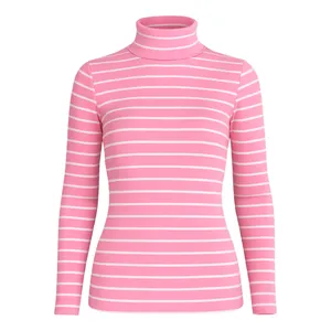 بلوز آستین بلند یقه اسکی زنانه مدل BDK-RY کد M5442