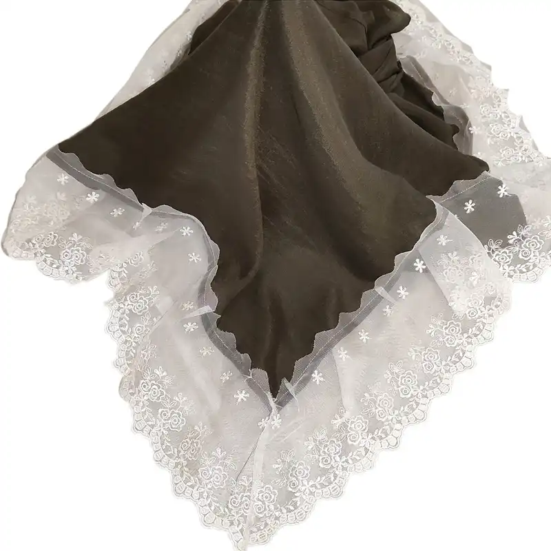 روسری زنانه مدل وال اسلپ حاشیه تور