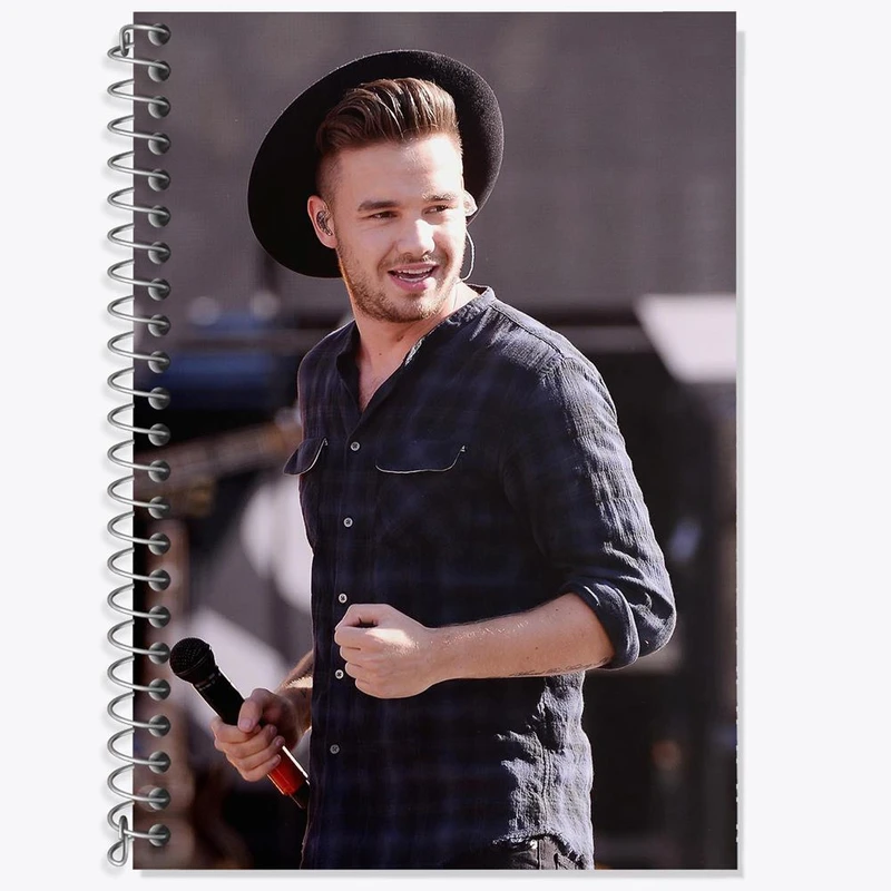 دفتر زبان 50 برگ خندالو مدل سه خط طرح لیام پین گروه موسیقی وان دایرکشن One Direction کد 18959