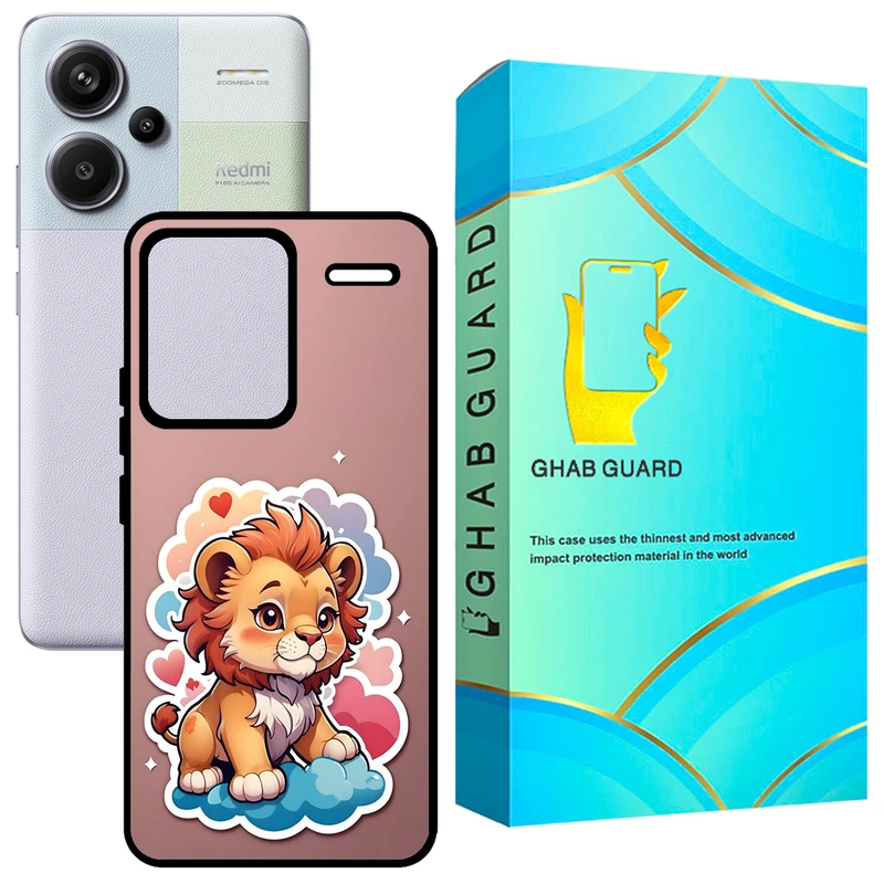 کاور قاب گارد طرح بچه شیر مدل GCHPN13PL مناسب برای گوشی موبایل شیائومی Redmi Note 13 Pro Plus