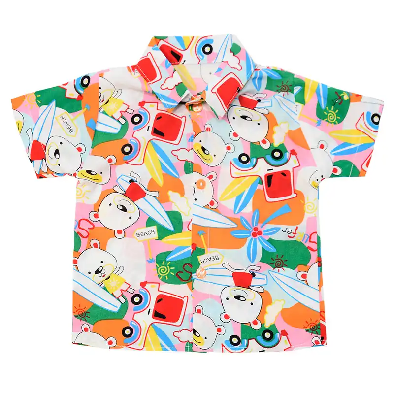 پیراهن پسرانه مدل هاوایی