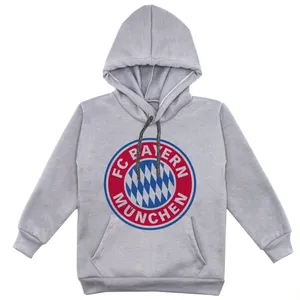 هودی پسرانه مدل بایرن مونیخ F93 رنگ طوسی