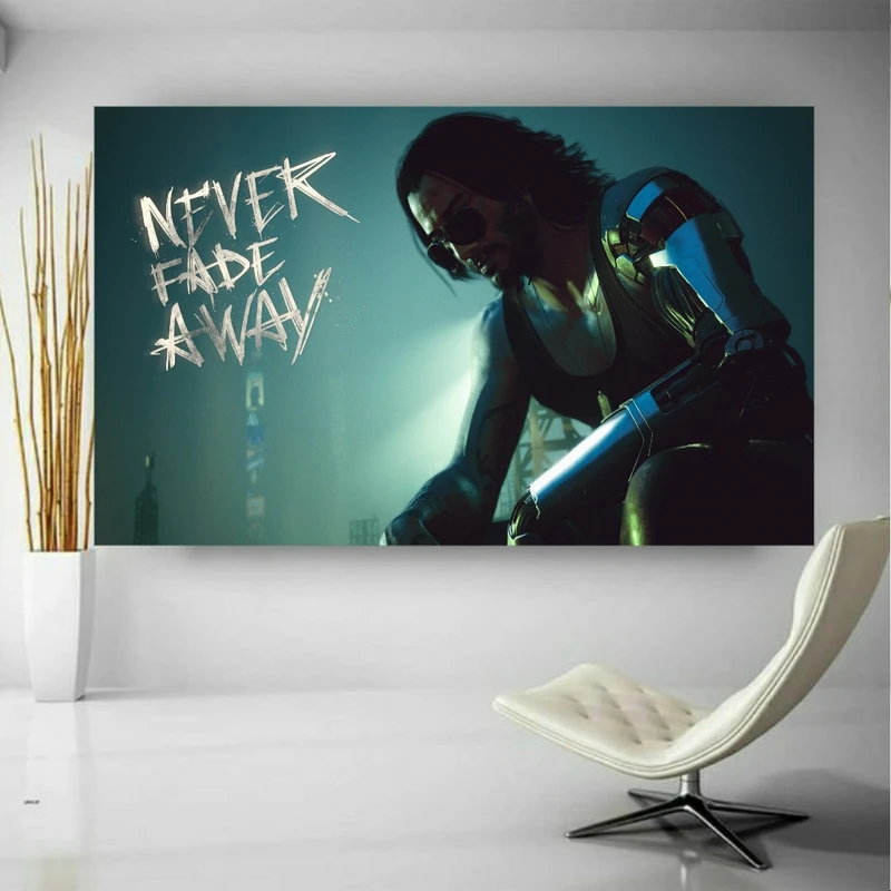 پوستر دیواری طرح گیم Cayber punk مدل SDP4054