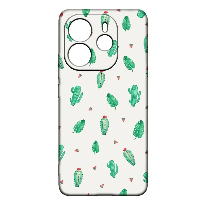 کاور طرح کاکتوس کد 126 مناسب برای گوشی موبایل شیائومی Redmi Note 14 4G