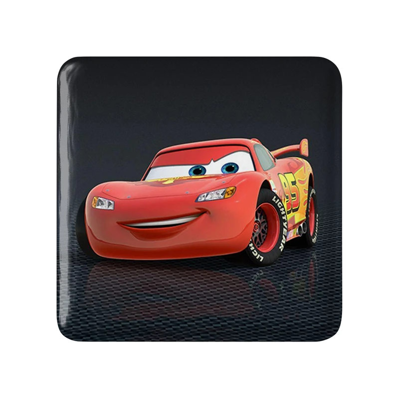 مگنت خندالو طرح ماشین ها (Cars) مدل مربعی کد 36554