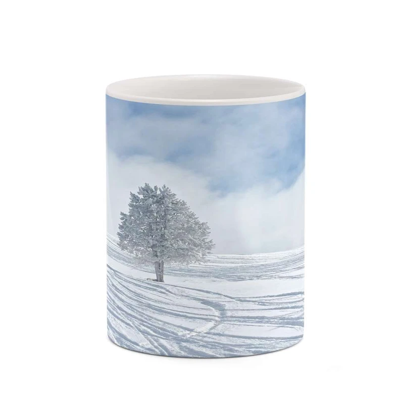 ماگ کاکتی مدل منظره برفی کد mgh18466