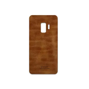 MAHOOT Buffalo-Leather Cover Sticker for Samsung Galaxy S9