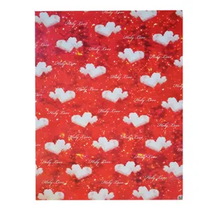 کاغذ کادو طرح قلب کد 13 بسته 50 عددی