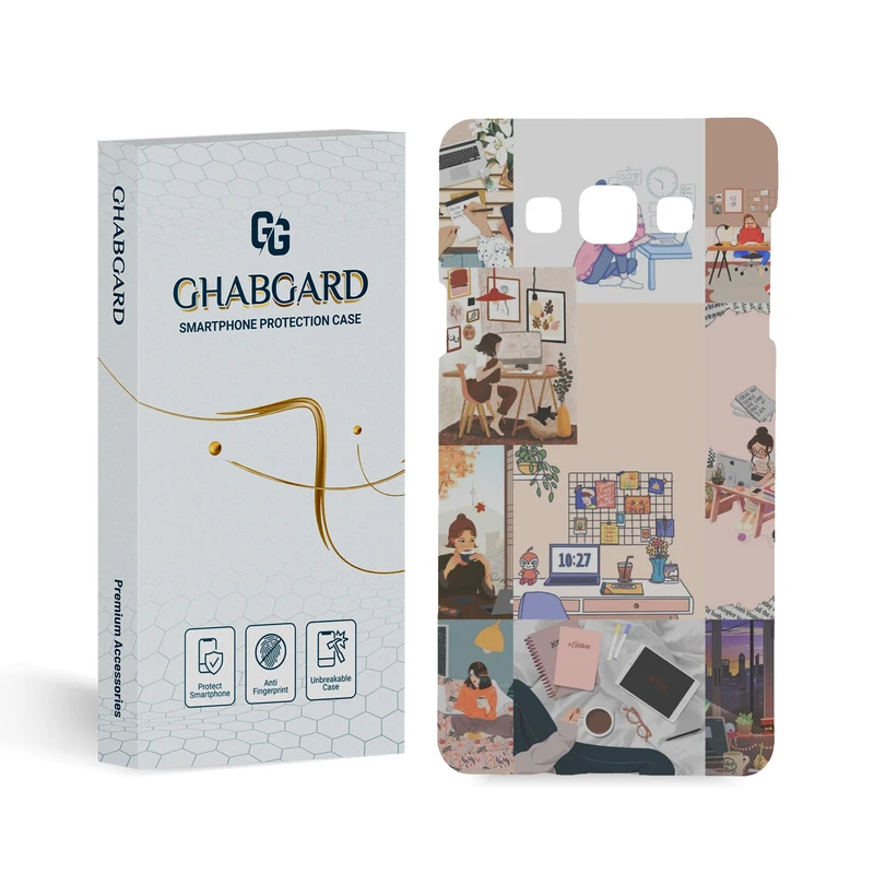 کاور قاب گارد مدل دخترانه مناسب برای گوشی موبایل سامسونگ Galaxy A7 2015 / A700 