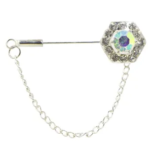 سنجاق سینه زنانه مدل پنج ضلعی