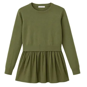 تونیک آستین بلند دخترانه مدل نورا