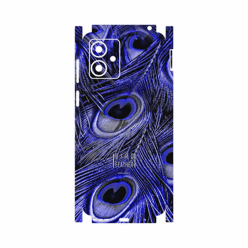 برچسب پوششی ماهوت مدل Purple Feather-FullSkin مناسب برای گوشی موبایل موتورولا Moto G14