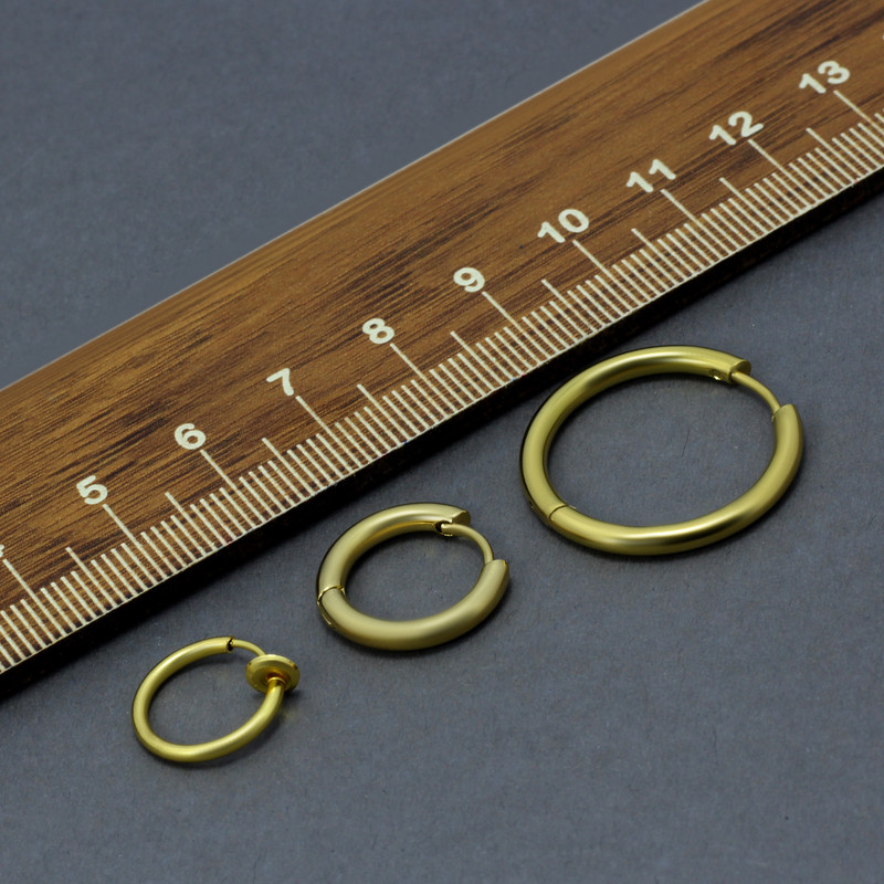 گوشواره زنانه پایتخت مدل  PS726004_GO مجموعه 3 عددی