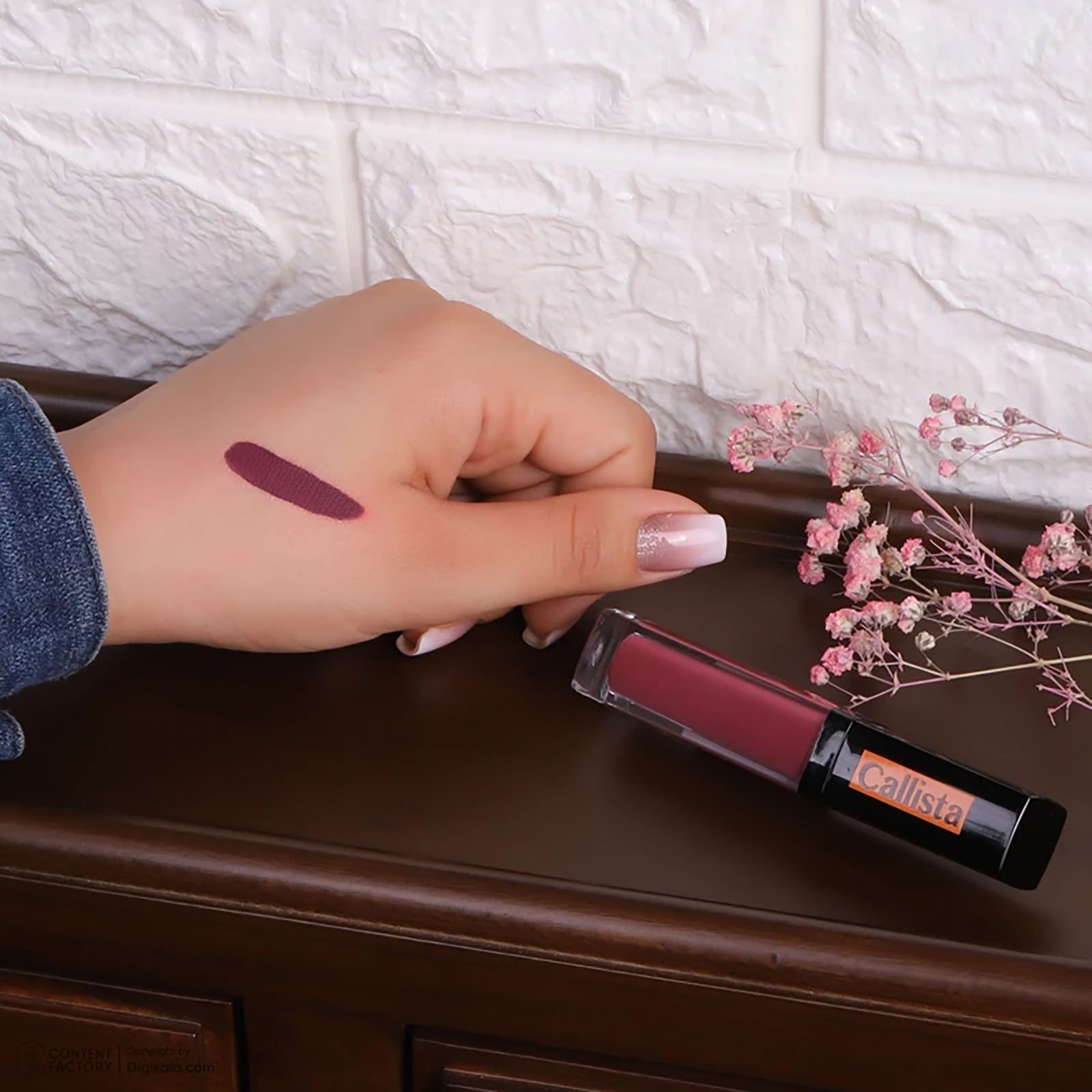 رژ لب مایع کالیستا مدل Stain Matt شماره L84 - - 3