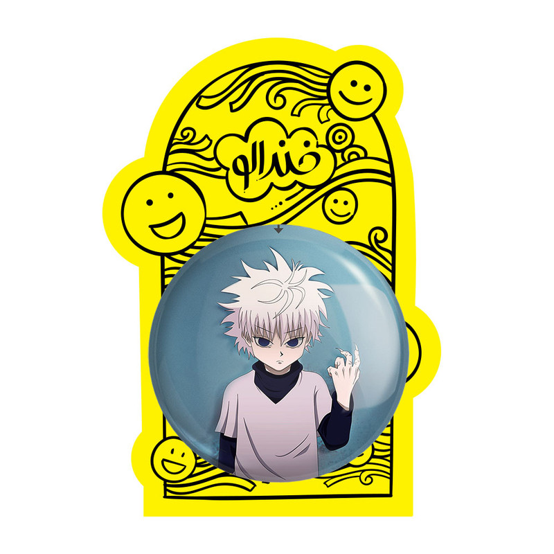 آینه جیبی خندالو مدل کیلوا زولدیک انیمه Hunter × Hunter کد 11942 آینه جیبی خندالو مدل کیلوا زولدیک انیمه Hunter × Hunter کد 11942