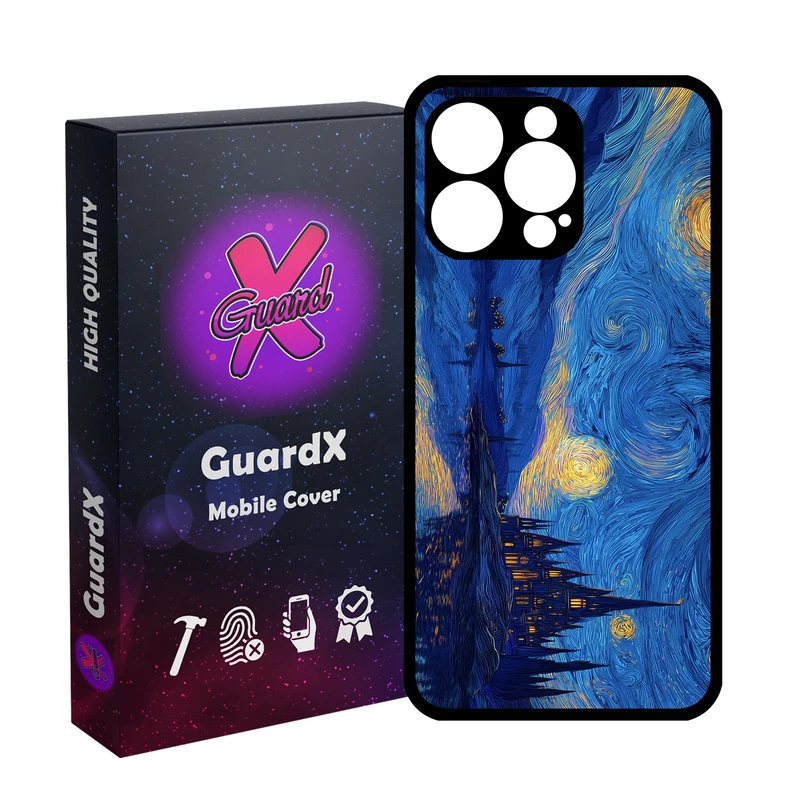 کاور گارد ایکس طرح قصر ونگوگ مدل 10931 مناسب برای گوشی موبایل اپل iPhone 15 Pro Max