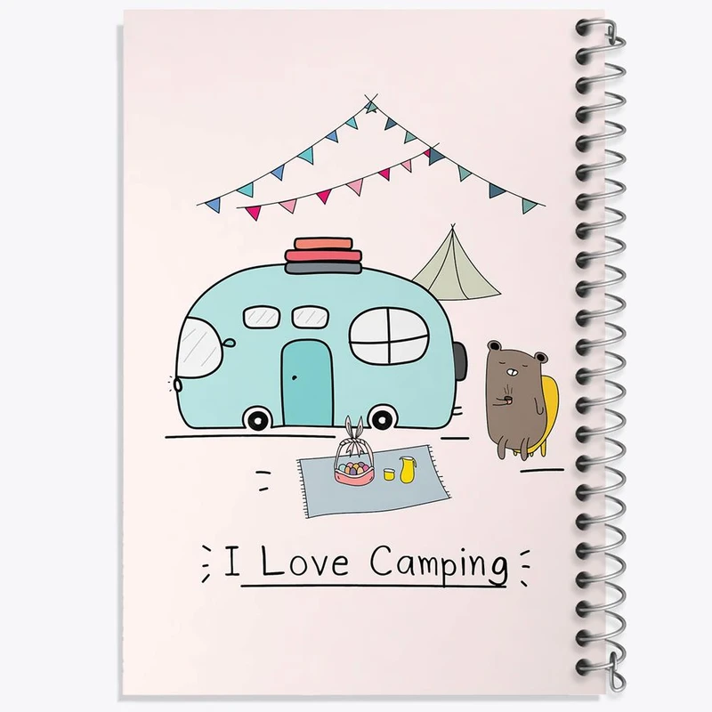 دفتر نت موسیقی 50 برگ خندالو مدل کمپینگ کد 26053