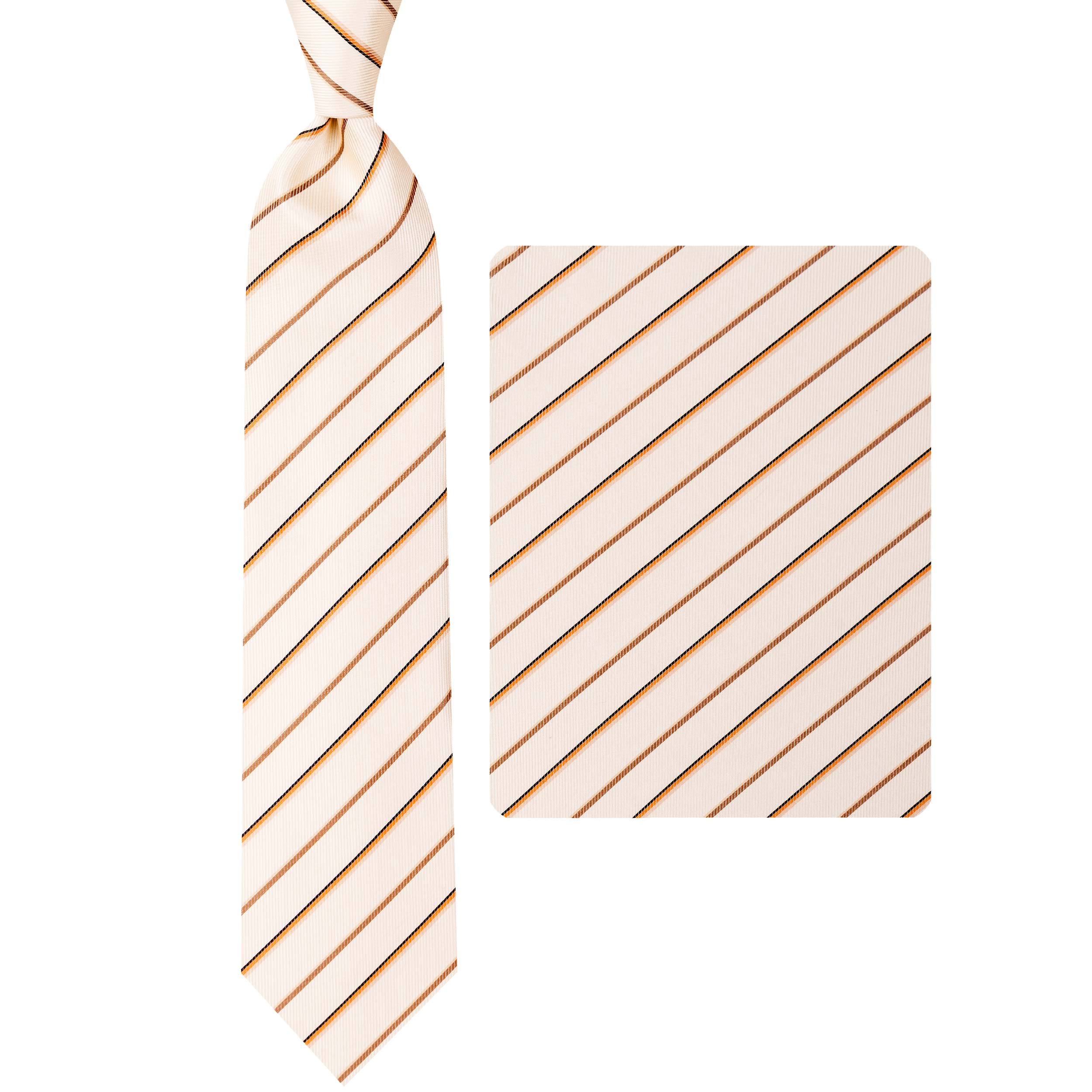 ست کراوات و دستمال جیب مردانه مدل GF-ST2159-CR