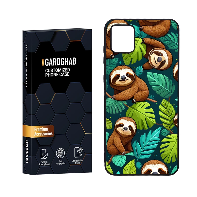 کاور گارد قاب مدل دورژله ای هنری مناسب برای گوشی موبایل سامسونگ Galaxy A04 4G