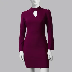 پیراهن یقه ایستاده زنانه ترندیول مدل 831636961