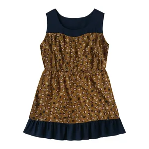 پیراهن یقه گرد زنانه مدل پرنده