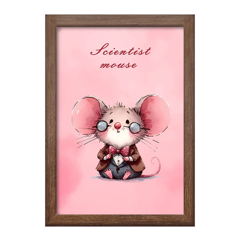 تابلو خندالو طرح موش بامزه کد F5837