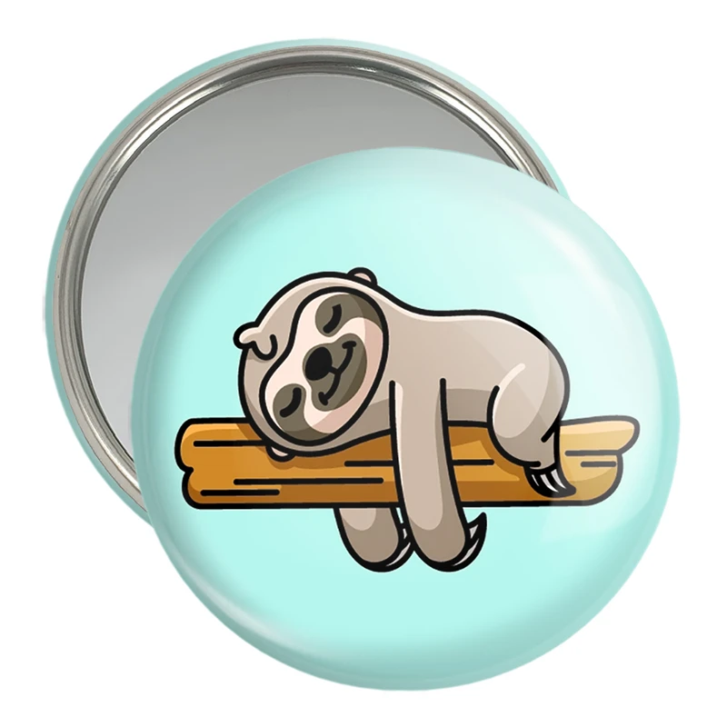 آینه جیبی خندالو مدل حیوانات بامزه تنبل کد 28171