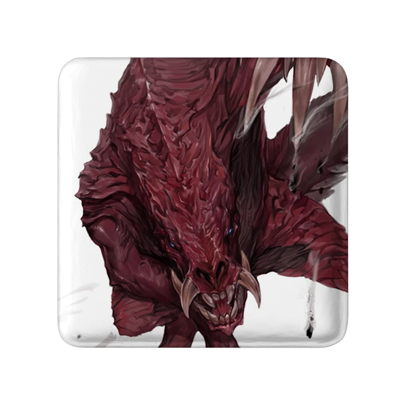 مگنت خندالو طرح بازی شکارچی هیولا (Monster Hunter) مدل مربعی کد 33189