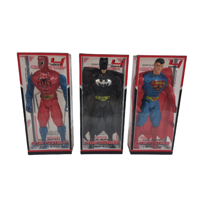 اکشن فیگور مدل قهرمانان کد M18  مجموعه 3 عددی