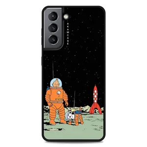 AKAM AMC-WSGS21-TINTIN-22 Cover For Samsung Galaxy S21