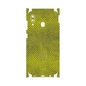 MAHOOT Yellow Snake Skin-FullSkin Cover Sticker for Samsung Galaxy M10s
