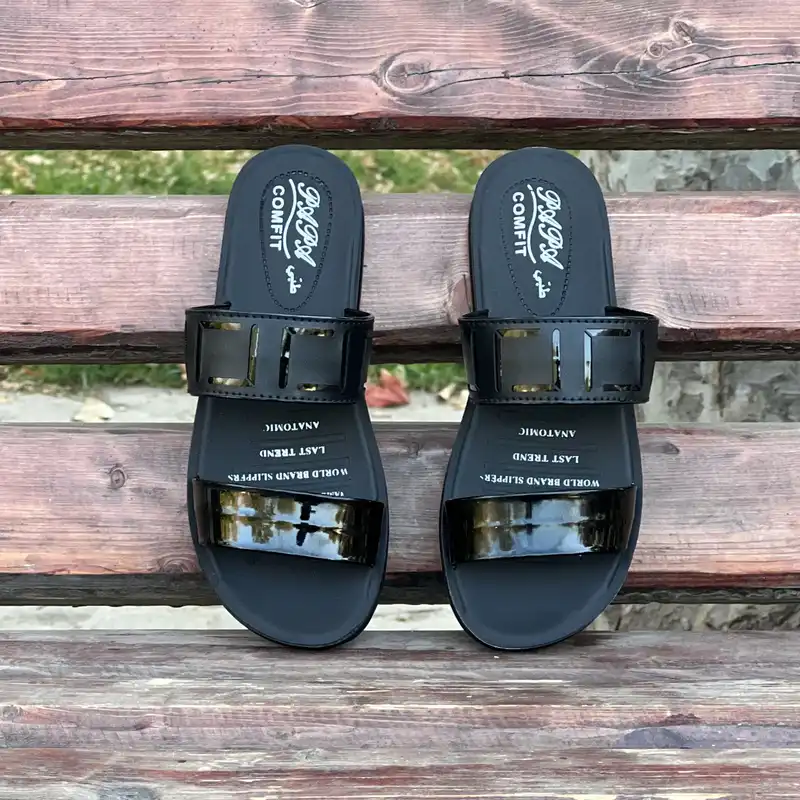 دمپایی زنانه پاپا مدل شیما کد Bk-000001