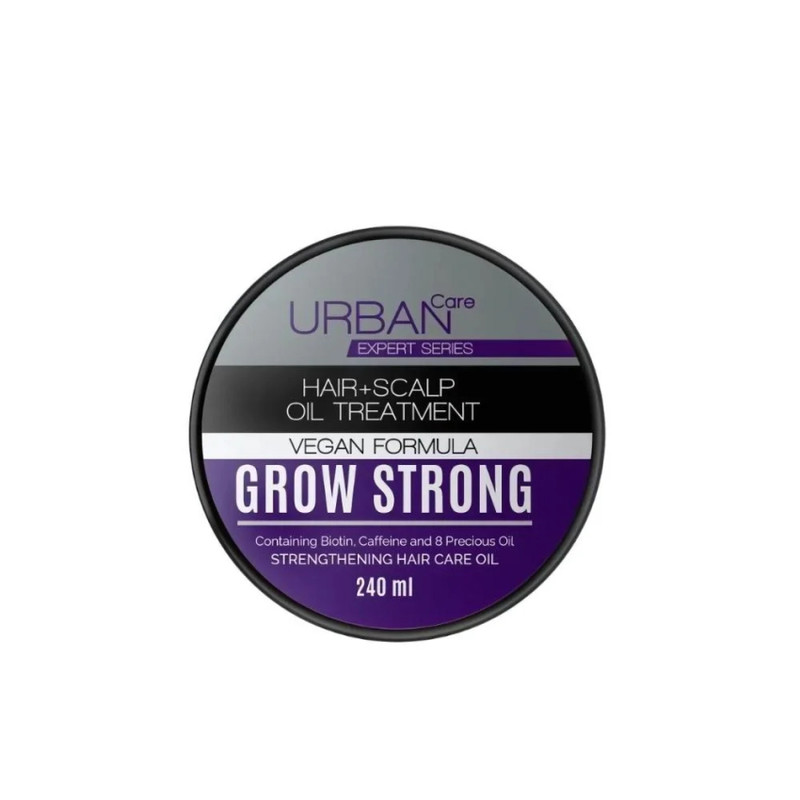 روغن تقویت‌کننده مو اربن کر مدل Grow Strong مناسب برای موهای شکننده حجم 240 میلی‌ لیتر