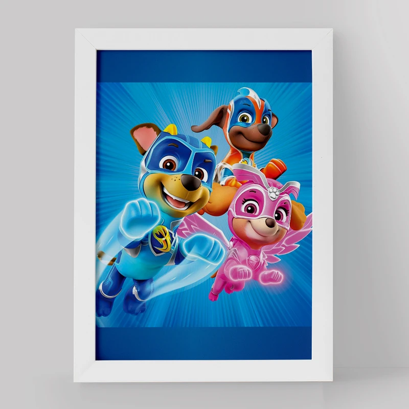 تابلو خندالو مدل چیس و اسکای و زوما سگ های نگهبان کد 12584