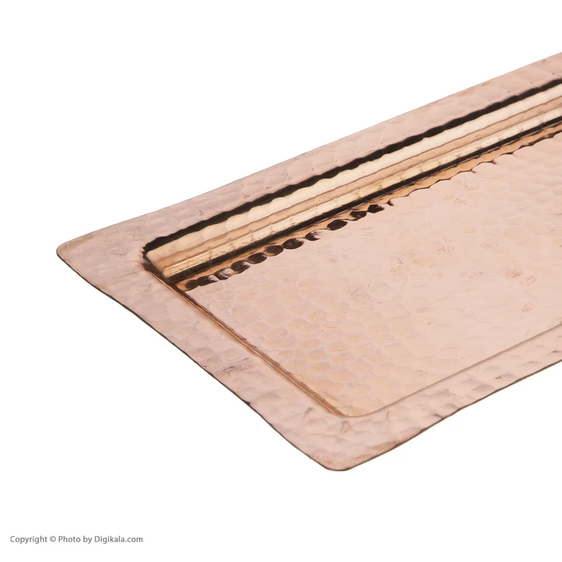 عکس شماره 5 : رولت خوری مسی مس زنجان مدل پایه دار کد 004