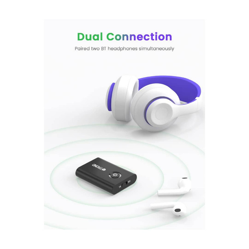 فرستنده و گیرنده بلوتوثی صدا تروند مدل BT-DUO