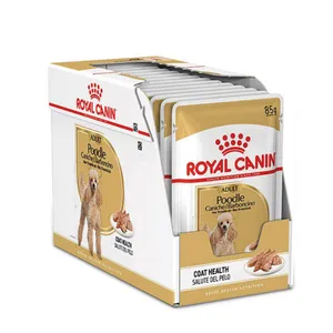 غذا پوچ سگ رویال کنین مدل پودل ادلت POODLE ADULT  وزن 85 گرم بسته 12 عددی