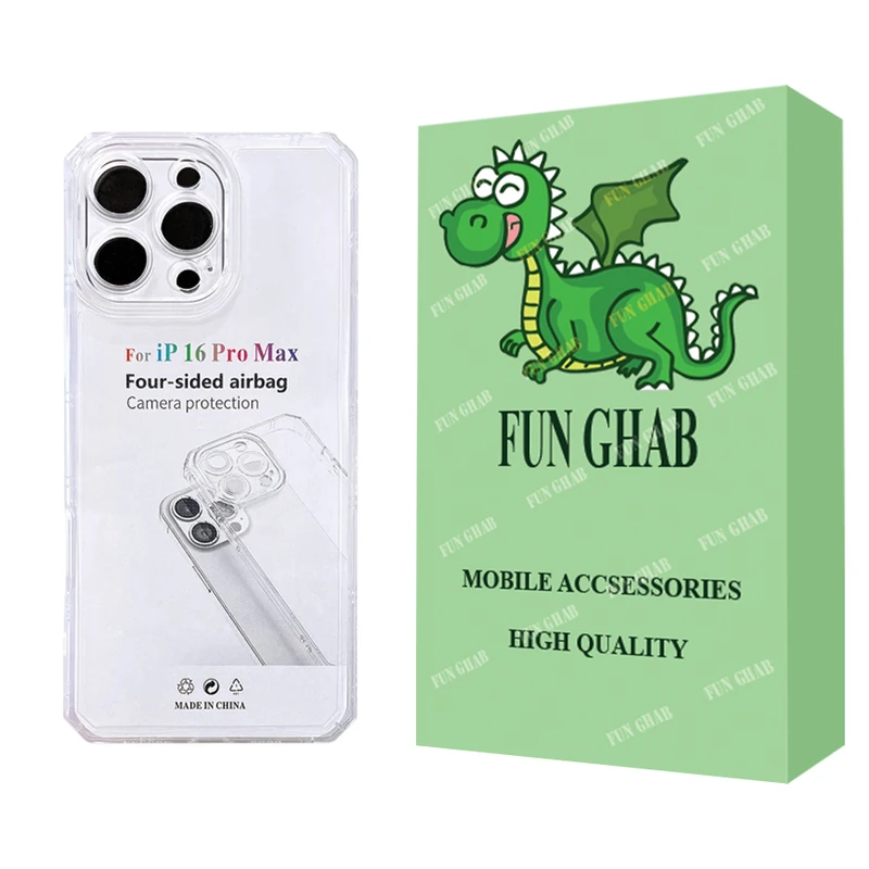 کاور فان قاب مدل ژله ای مناسب برای گوشی موبایل اپل iPhone 16 Pro Max