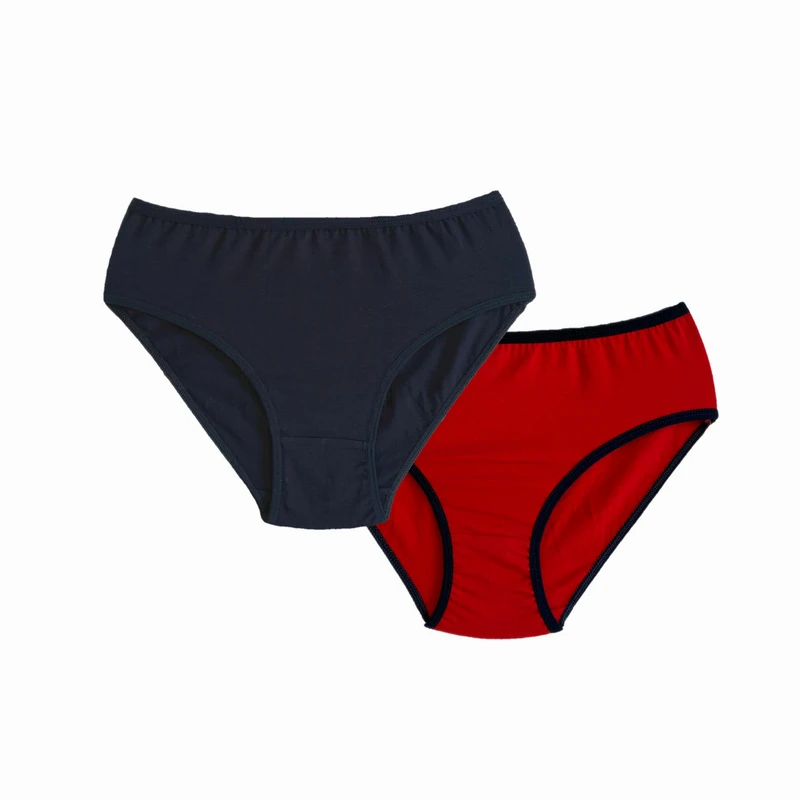 شورت زنانه مدل اسلیپ سوپر نخ پنبه بسته 2 عددی