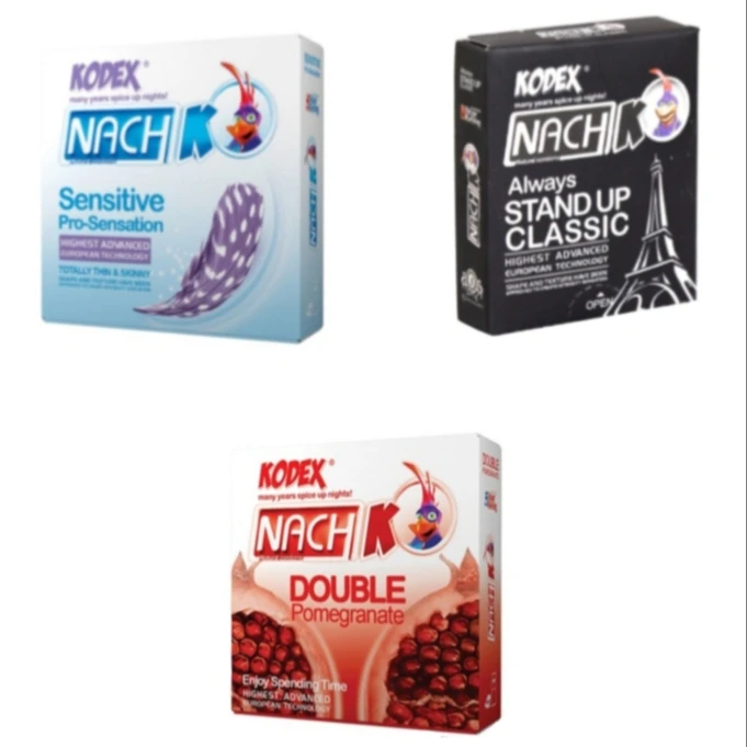 کاندوم ناچ کدکس مدل 43 مجموعه 3 عددی 