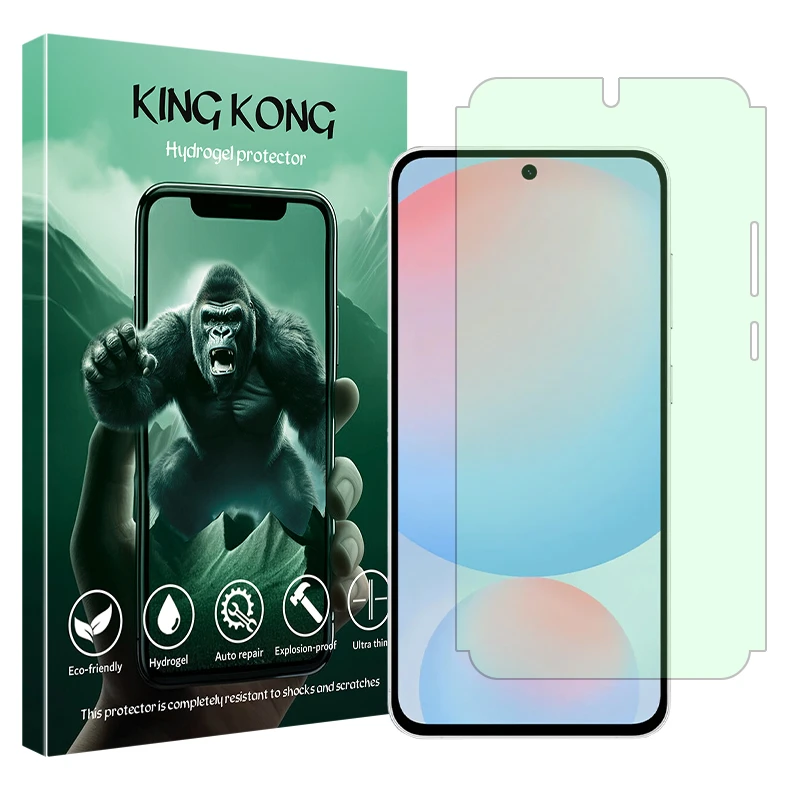 محافظ صفحه نمایش حفاظت از نور سبز کینگ کونگ مدل Eye Care مناسب برای گوشی موبایل سامسونگ Galaxy S24 FE