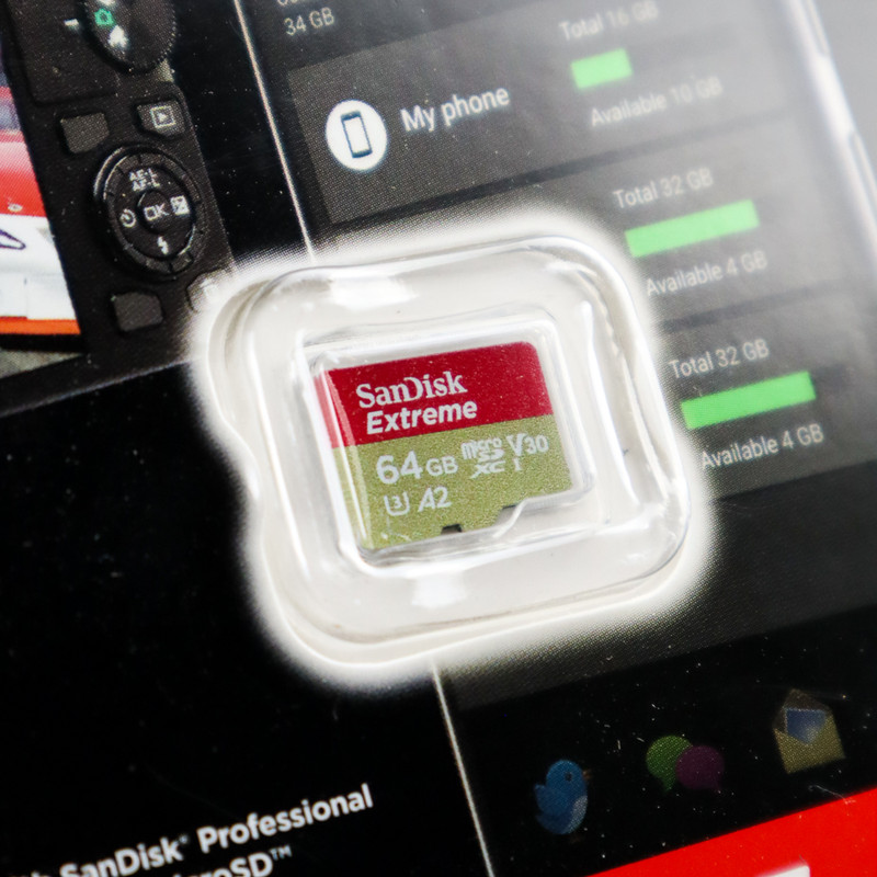 کارت حافظه سن دیسک microSDXC مدل Extreme کلاس A2 استاندارد UHS-I U3 سرعت 170MBps ظرفیت 64 گیگابایت