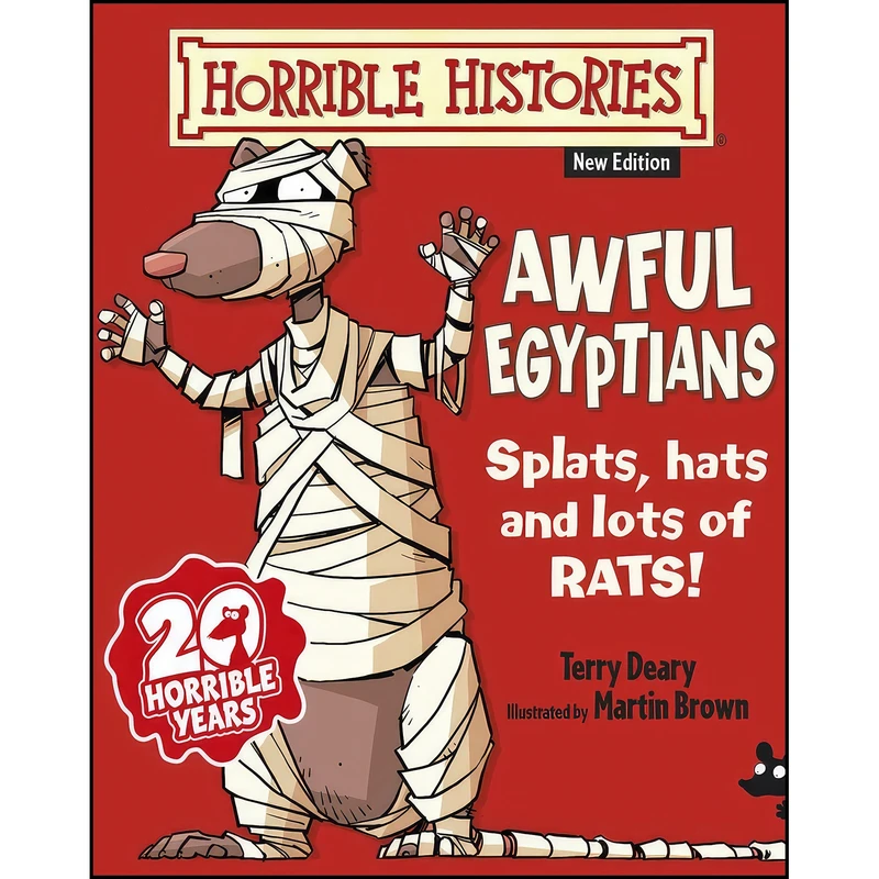 کتاب Awful Egyptians  اثر Terry Deary انتشارات Scholastic