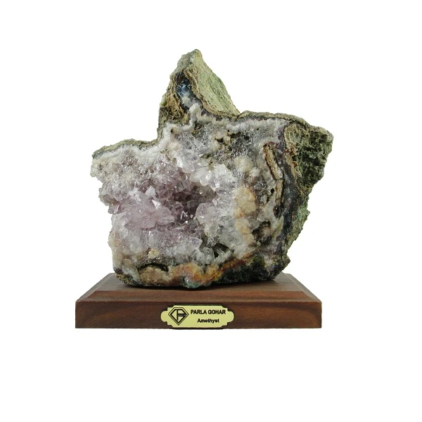 سنگ راف آمیتیست پارلا گوهر کد 6418