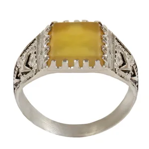  انگشتر نقره زنانه بازرگانی میلادی  کد AW-070