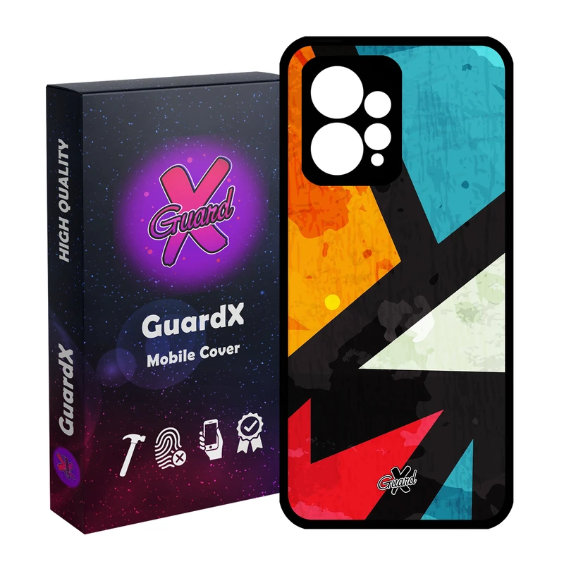 کاور گارد ایکس طرح Colors مدل Glass10176 مناسب برای گوشی موبایل شیائومی Redmi Note 12 4G