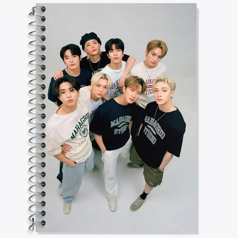 دفتر زبان 50 برگ خندالو مدل سه خط طرح گروه استری کیدز Stary Kids کد 16877